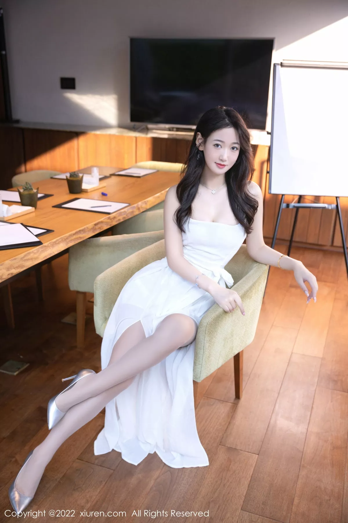 秀人集.com_[XiuRen秀人网]No.5783_模特唐安琪私房性感白色连衣裙露白色内衣秀曼妙身姿诱惑写真82P