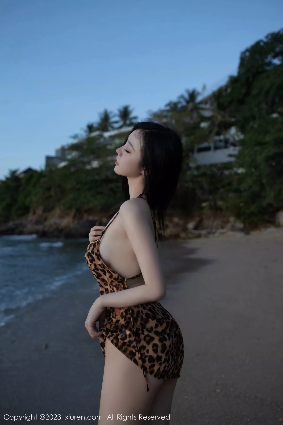 秀人集.com_[XiuRen秀人网]No.6787_模特安然anran性感豹纹服+黑色轻透连体衣秀完美身材诱惑写真81P