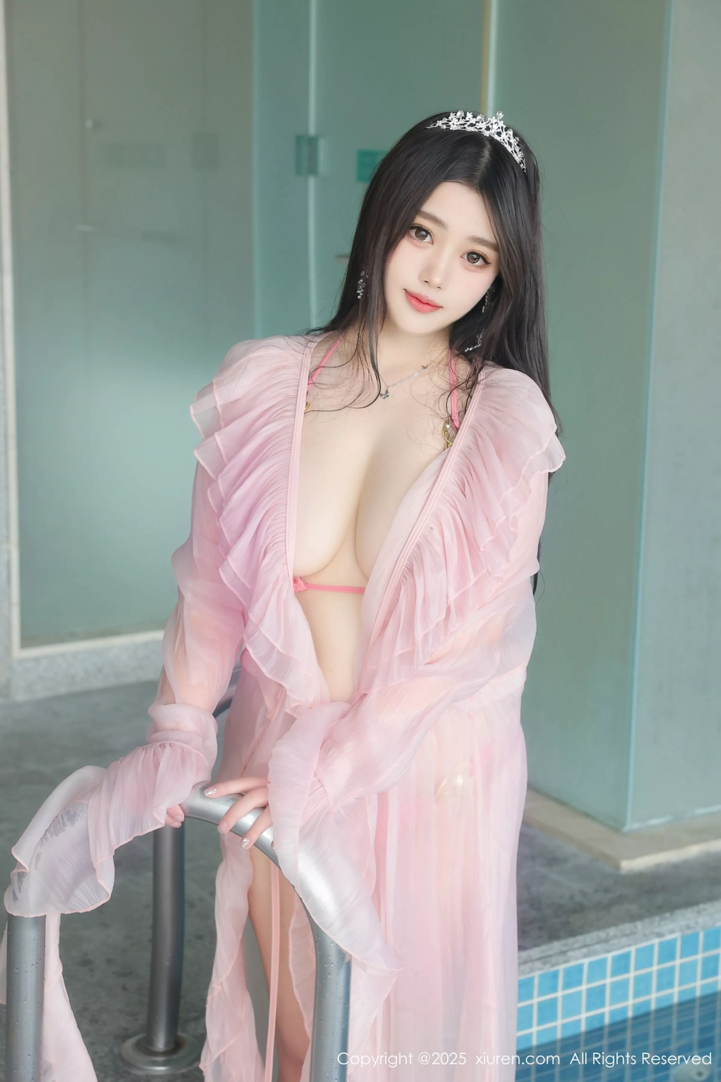 秀人集.com_[XiuRen秀人网]No.10160_模特蛋蛋宝性感粉色薄纱服饰露粉色比基尼秀丰腴身材诱惑写真66P