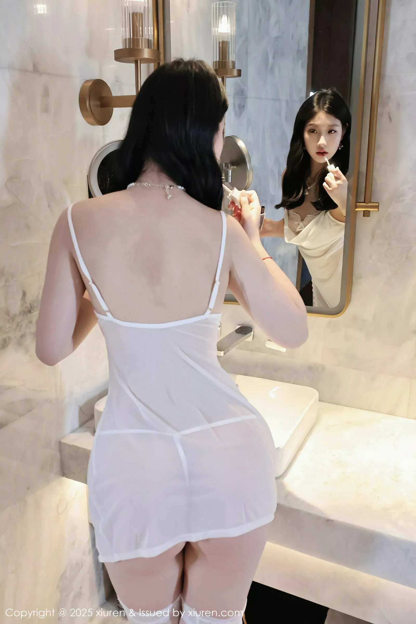 秀人集.com_[XiuRen秀人网]No.10609_模特小芭乐性感白色吊带睡裙配白色丝袜秀曼妙身材诱惑写真79P