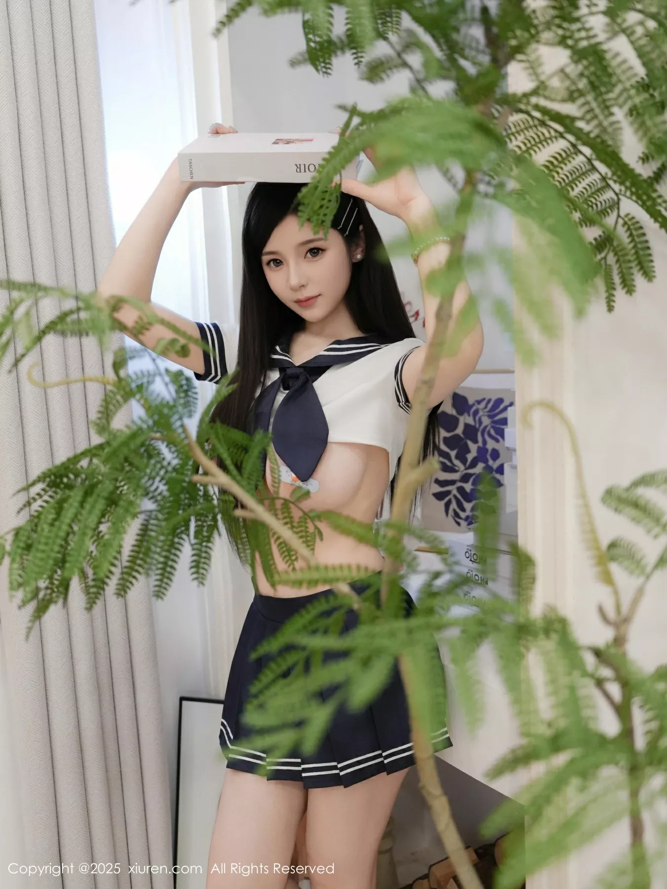 秀人集.com_[XiuRen秀人网]No.10598_模特优酱私房性感黑白水手服饰半脱秀凹凸身材惹火诱惑写真55P