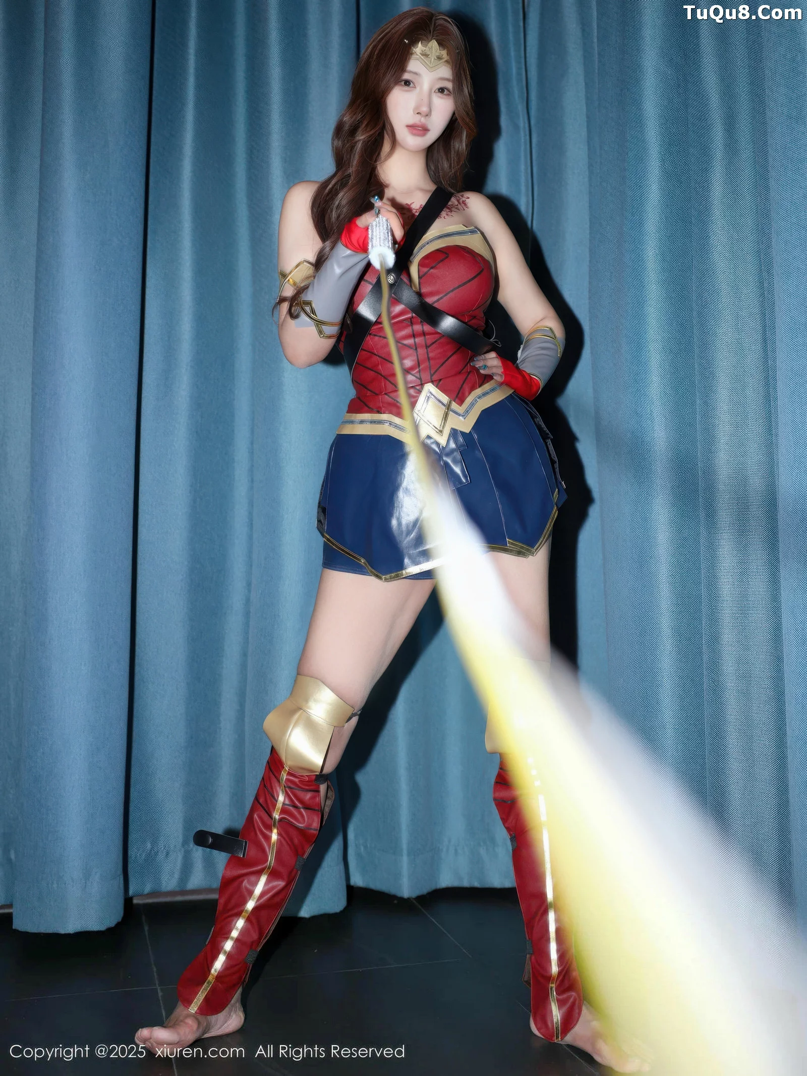 秀人集.com_[XiuRen秀人网]No.10710_模特金允希Yuki性感Cos神奇女侠服饰秀完美身材迷人诱惑写真80P