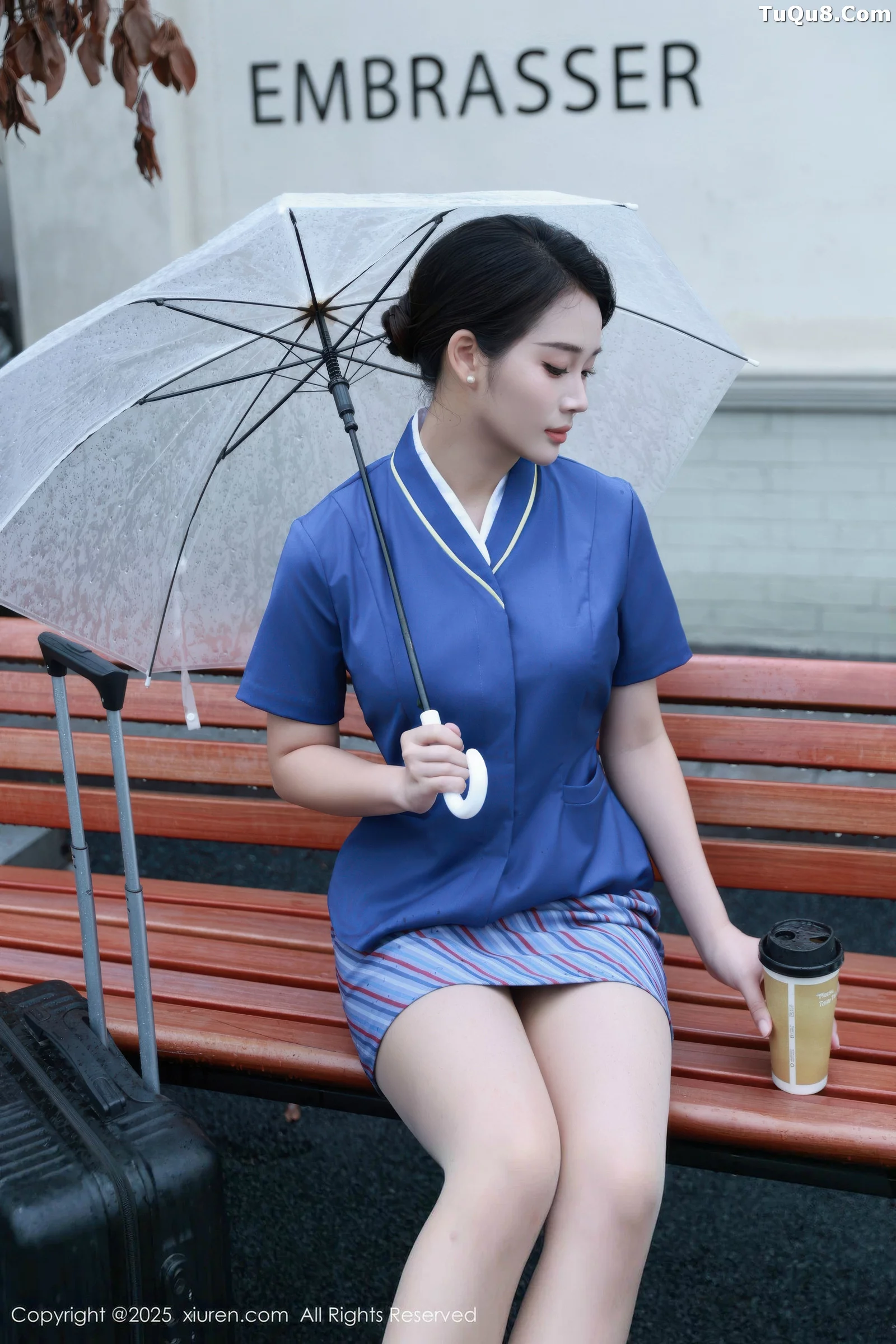 秀人集.com_[XiuRen秀人网]No.10708_模特南乔性感蓝色空姐制服配肉色丝袜秀完美身材迷人诱惑写真64P