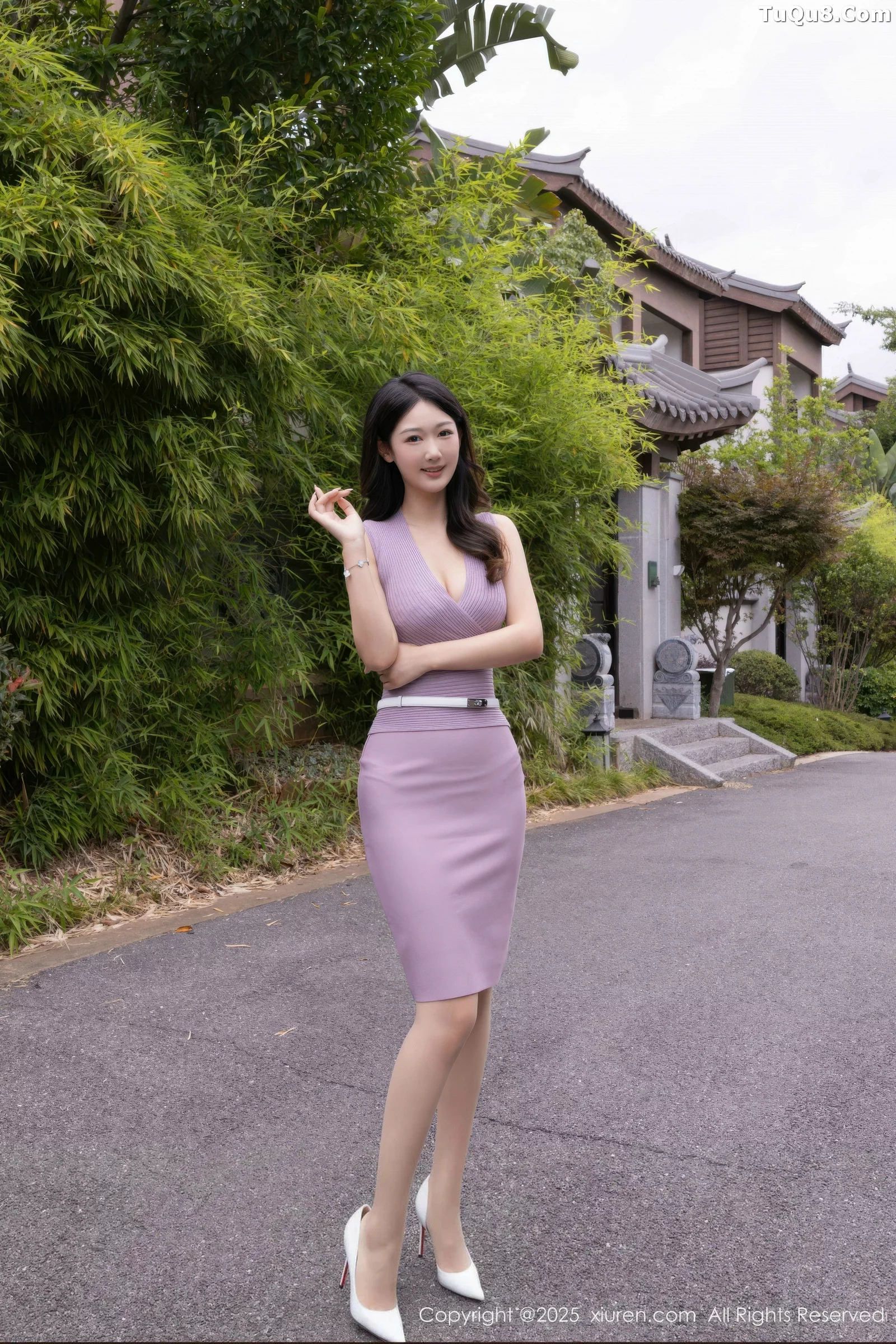 秀人集.com_[XiuRen秀人网]No.10716_模特唐安琪性感紫色连衣裙露白色内衣配肉丝袜秀曼妙身姿诱惑写真82P