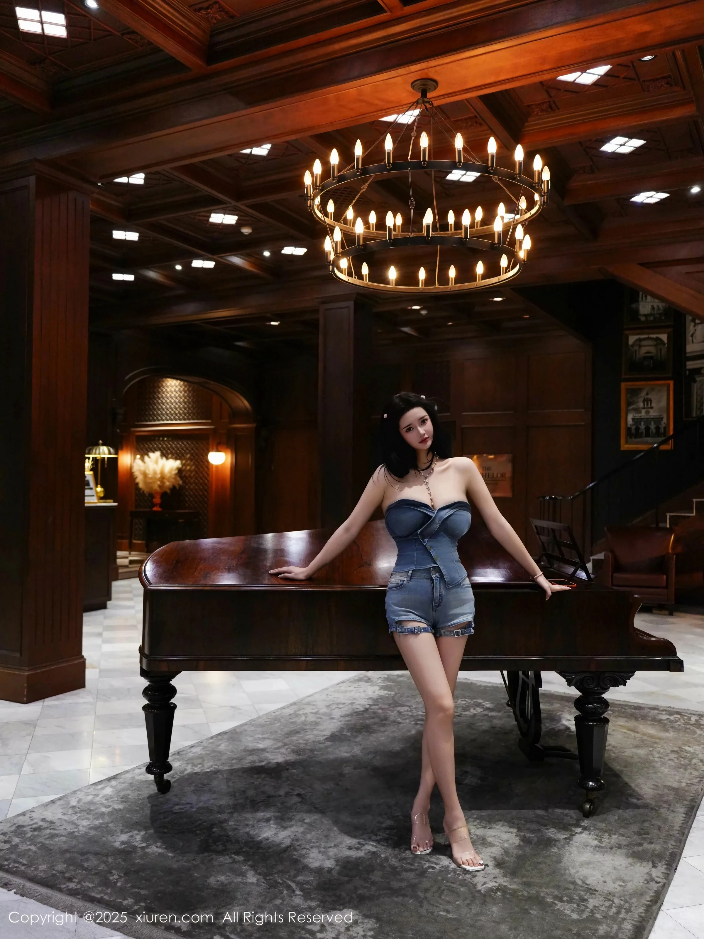 秀人集.com_[XiuRen秀人网]No.10685_新人模特特蕾莎性感蓝色牛仔短裤服饰秀凹凸身材完美诱惑写真69P