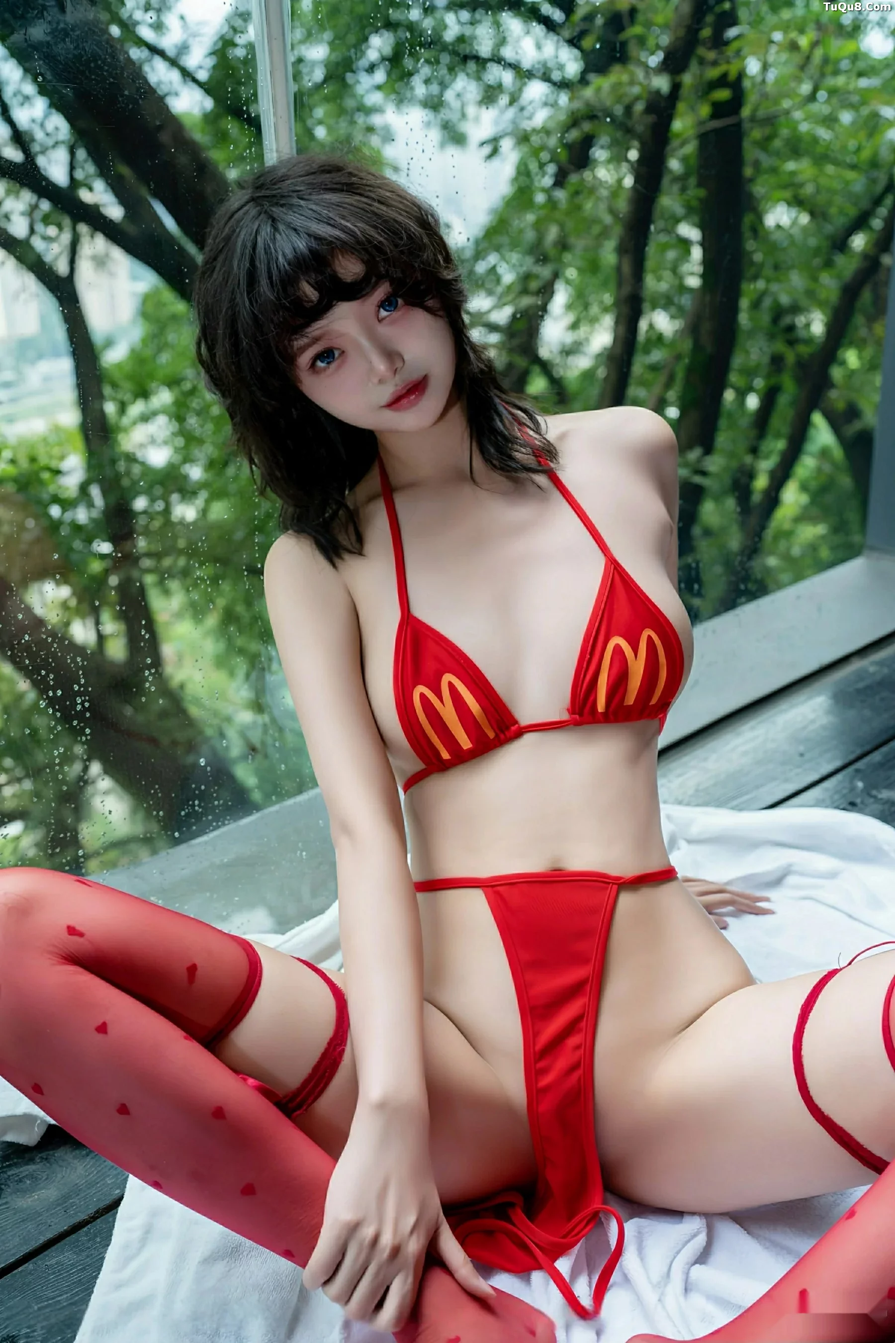 秀人集.com_[XINGYAN星颜社]VOL.403_模特白虎巧巧性感红色情趣内衣配红色丝袜秀苗条身材诱惑写真61P