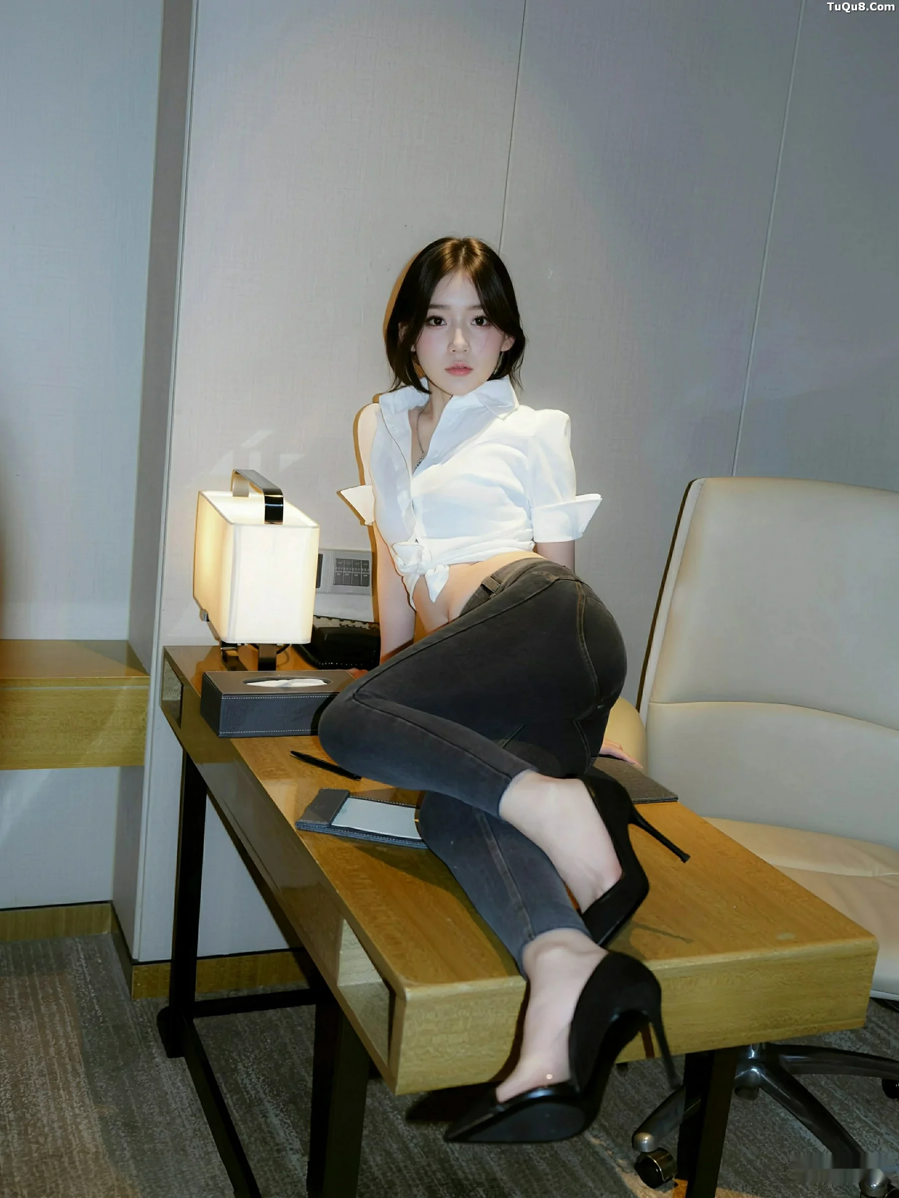 秀人集.com_[XiuRen秀人网]No.10785_模特汁汁性感白T配牛仔长裤露蓝灰色内衣秀曼妙身姿诱惑写真76P