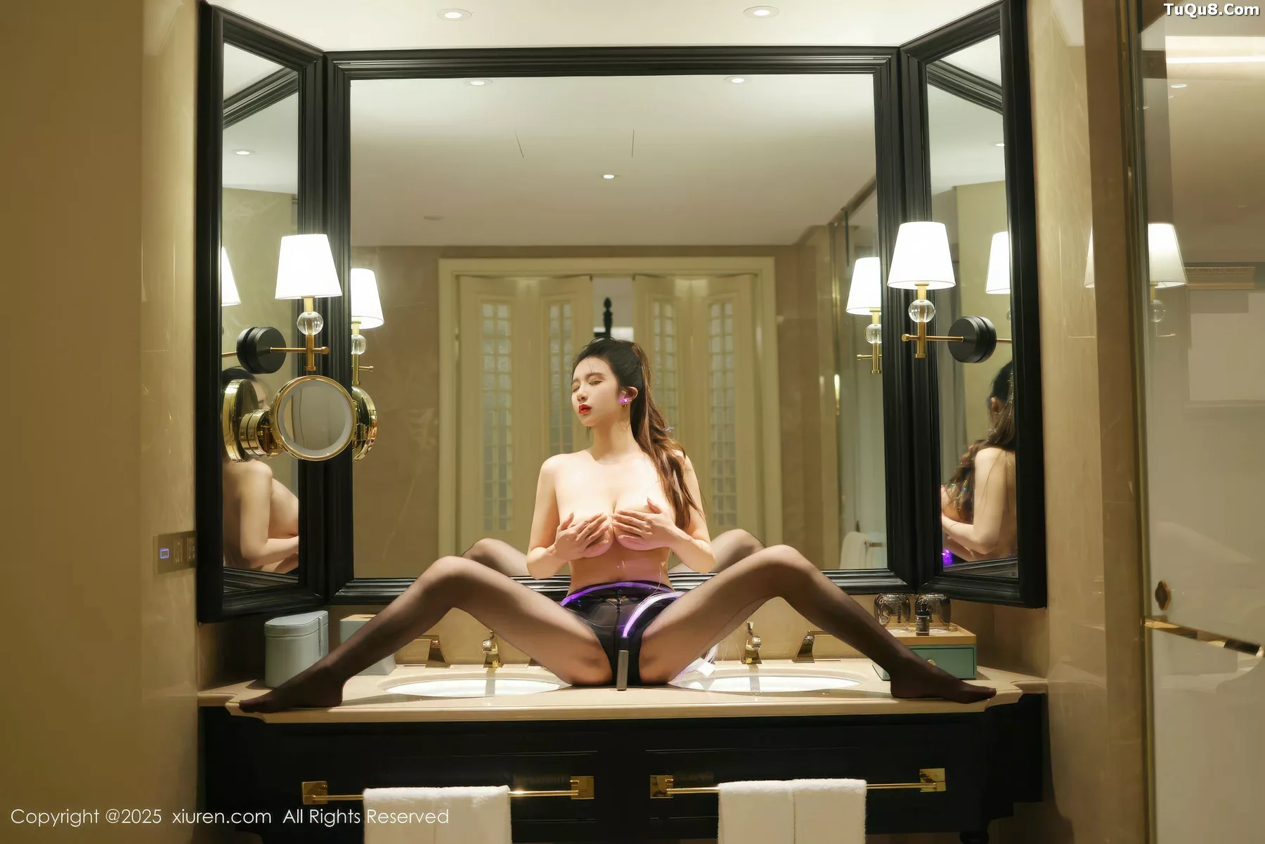 秀人集.com_[XiuRen秀人网]No.10936_模特小肉肉咪性感黑色连衣短裙配超薄黑丝秀凹凸身材诱惑写真77P