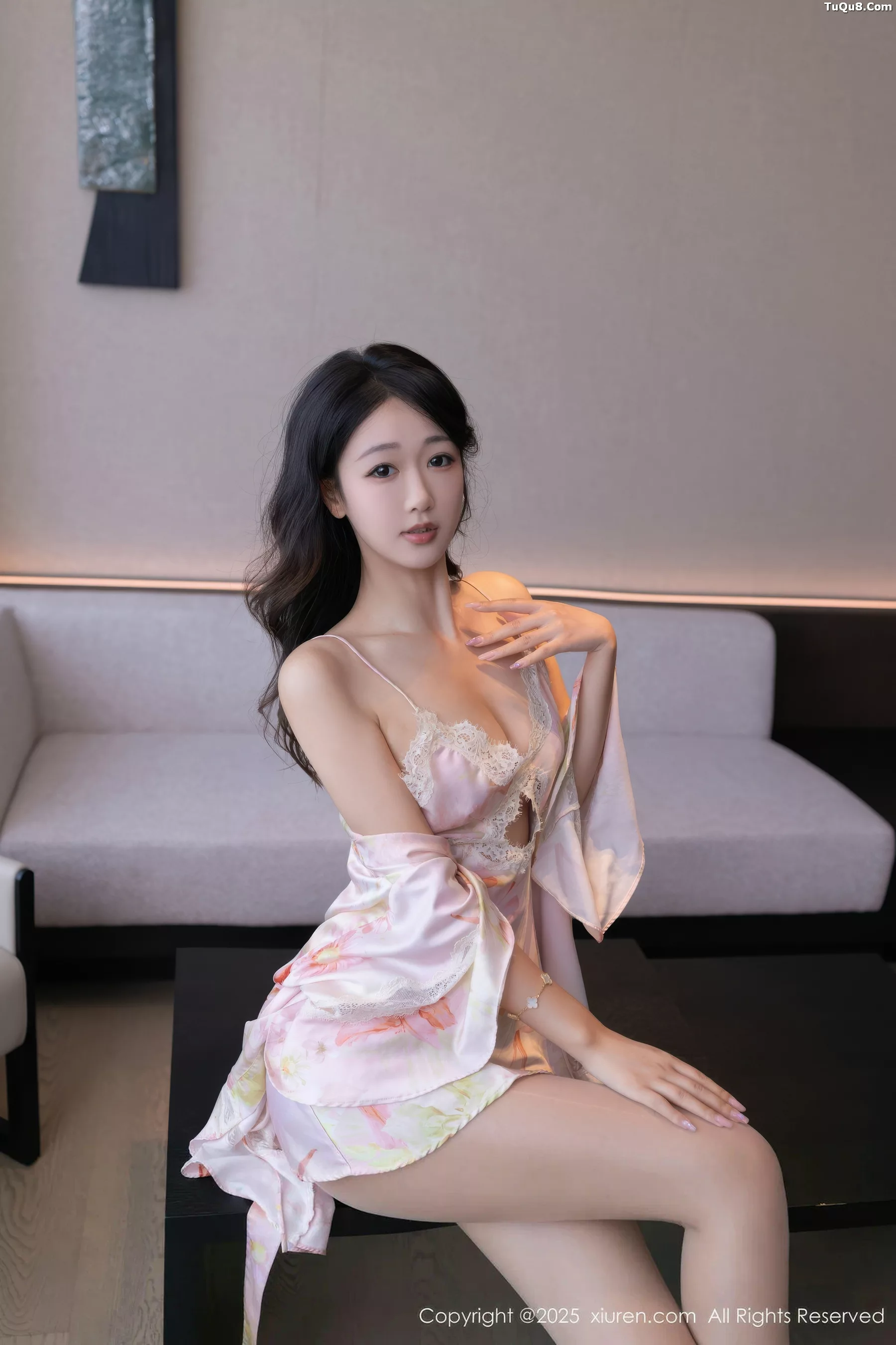 秀人集.com_[XiuRen秀人网]No.10970_模特唐安琪性感粉色睡袍露粉色内衣配超薄肉丝秀曼妙身姿诱惑写真76P