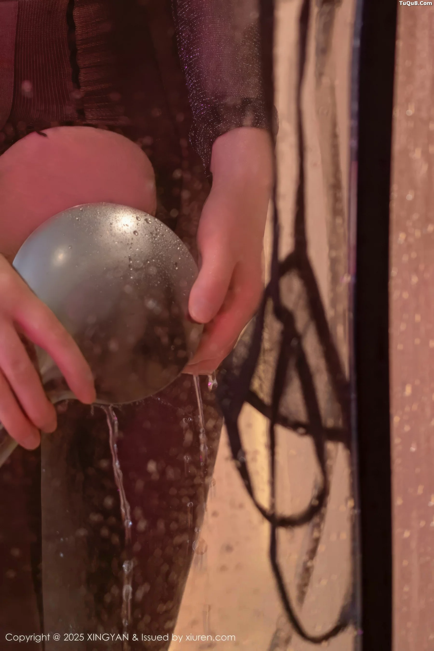 秀人集.com_[XINGYAN星颜社]VOL.424_模特沈南汐RuRu粉色连衣短裙+黑色薄纱服饰秀美腿诱惑写真71P