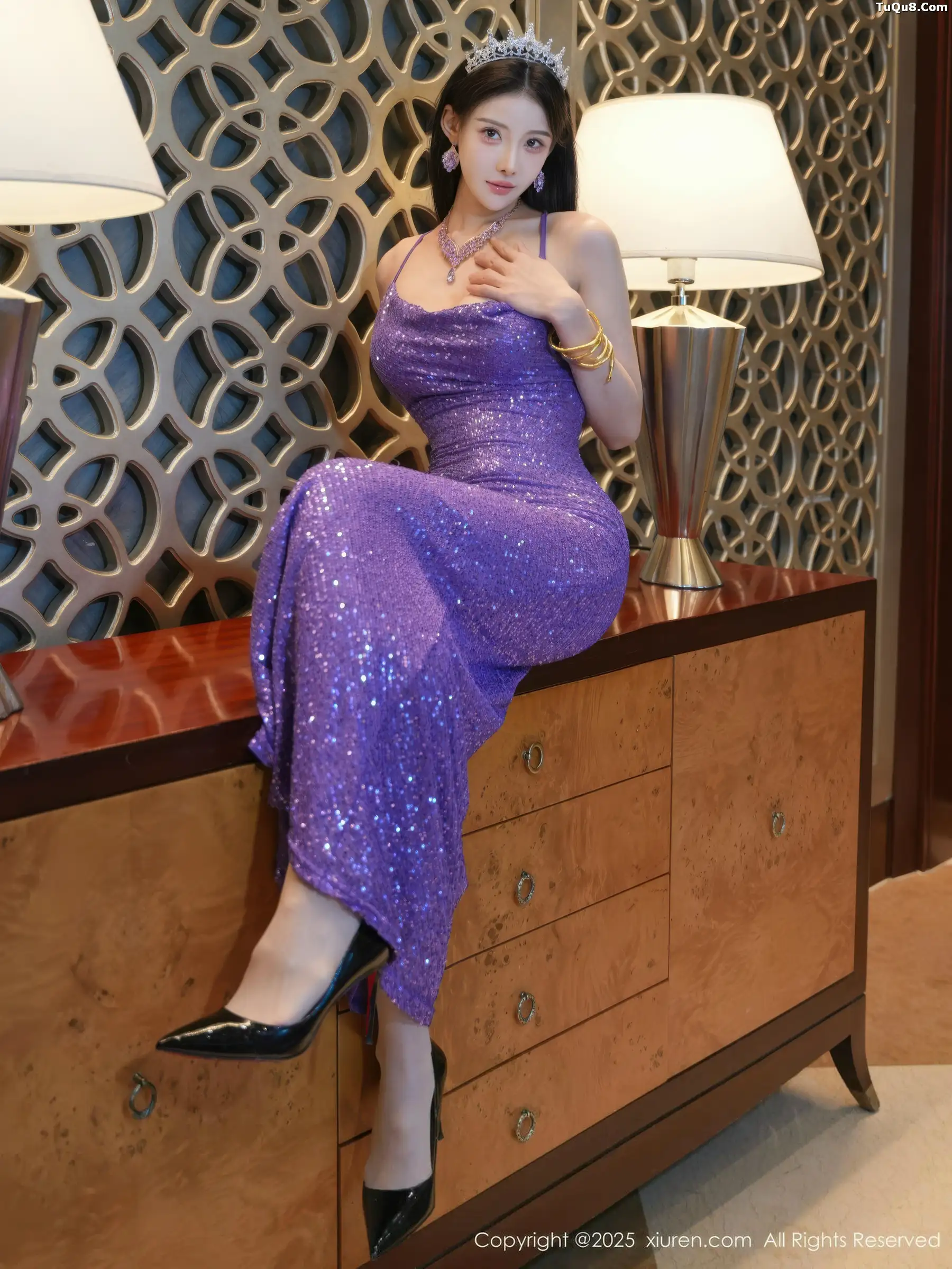 秀人集.com_[XiuRen秀人网]No.10996_模特合集梨霜儿＆金允希Yuki性感双人礼服秀丰腴身材诱惑写真68P